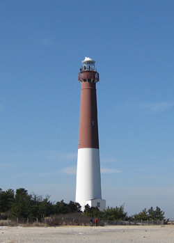 the Barnegat Lighthouse