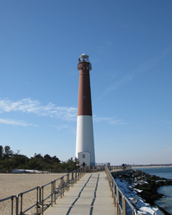 Old Barney Lighthouse form the jetty walkway